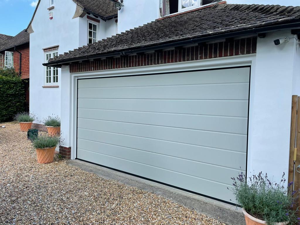 electric garage door clog